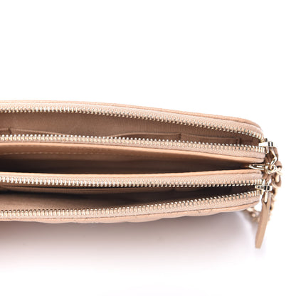 Chanel Caviar Quilted Small Clutch With Chain Beige 5 of 10