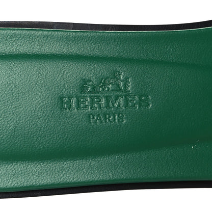 Hermes Epsom Oran Sandals 36.5 Vert Cactus 8 of 10
