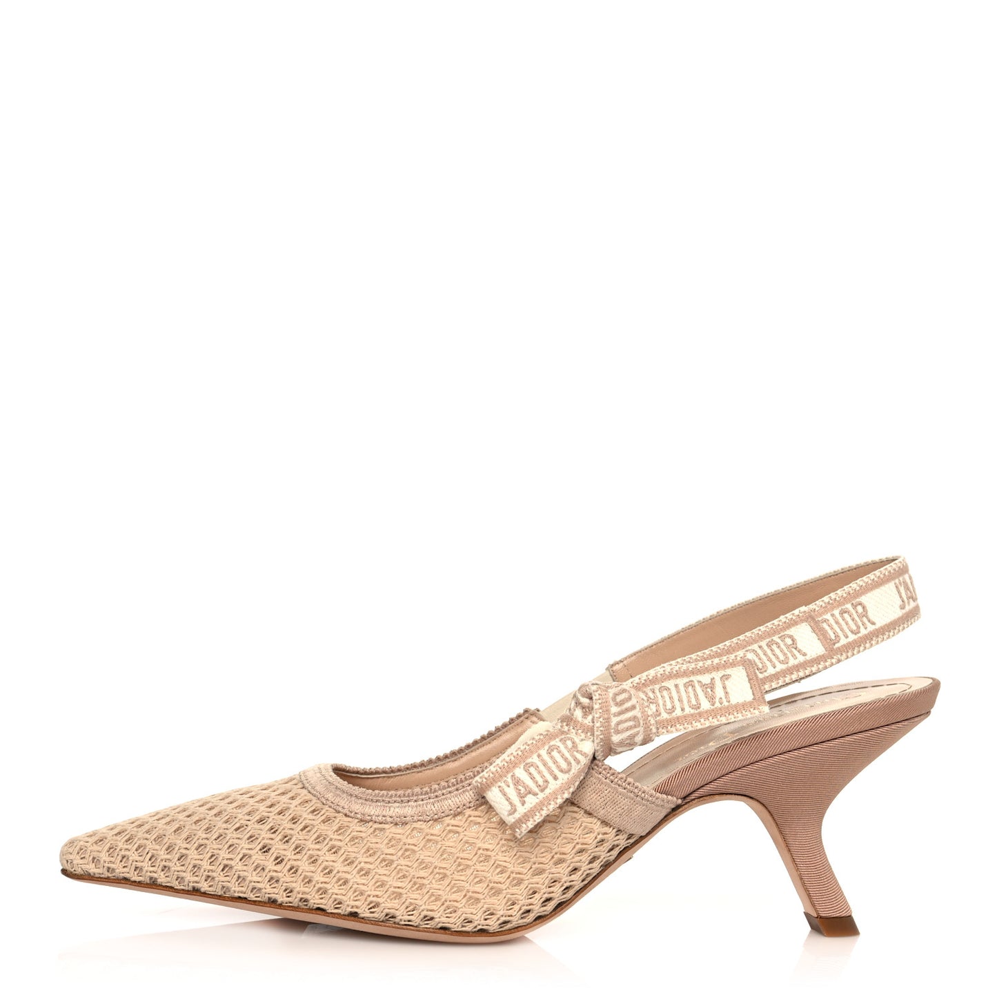 Micro Resille Ribbon J'Adior Slingback 65mm Pumps 39 Nude