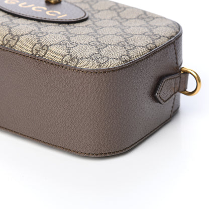 Gucci GG Supreme Monogram Web Neo Vintage Shoulder Bag Beige New Acero Crop 8 of 9