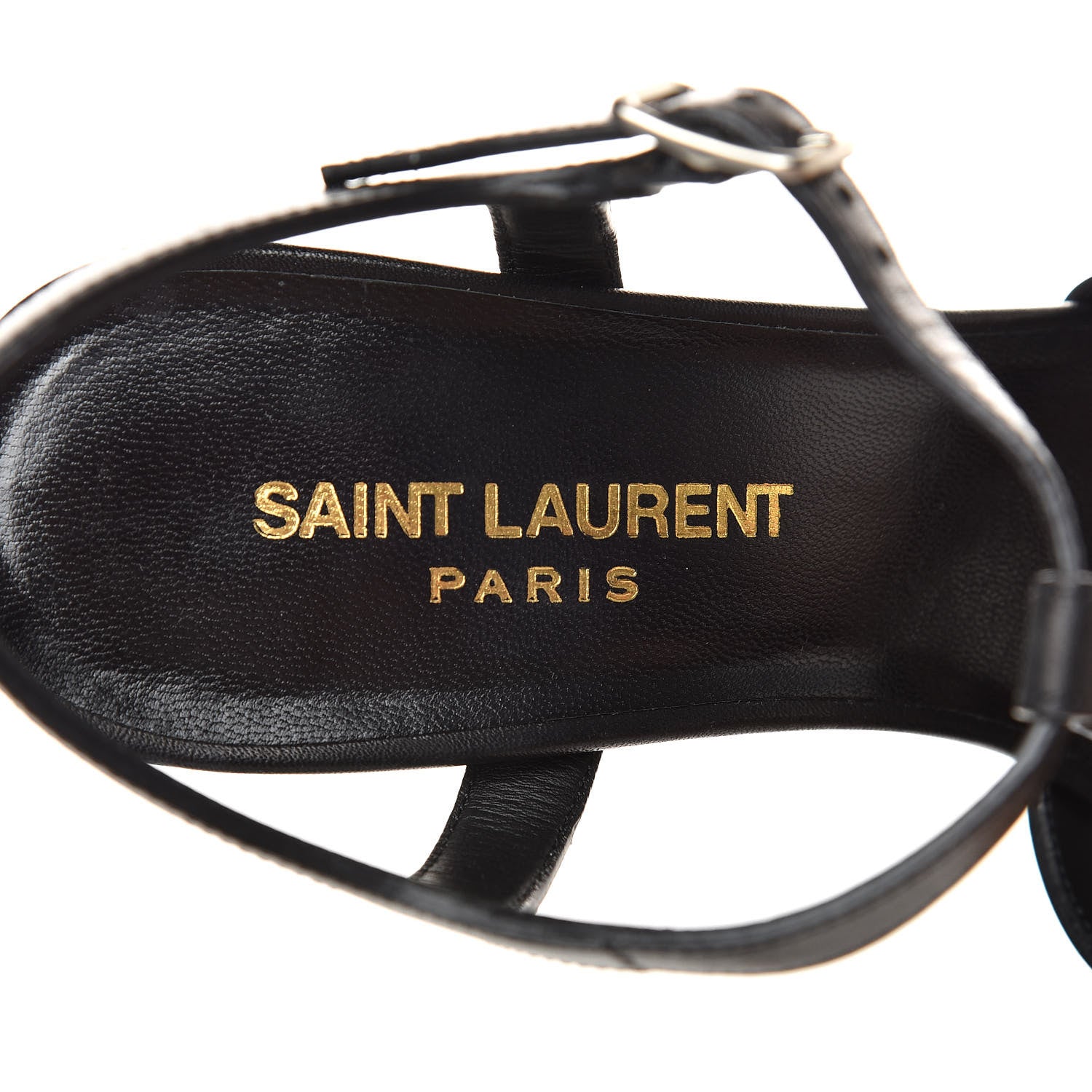 Saint Laurent Calksin Studded Jodie Tripon 105 Platform Sandals 36 Black 7 of 9