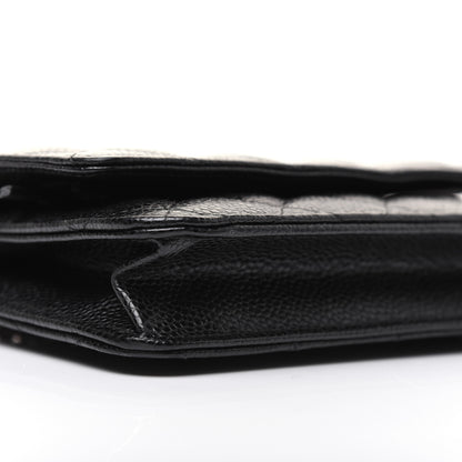 Chanel Caviar Quilted Wallet On Chain WOC Black 6 of 19