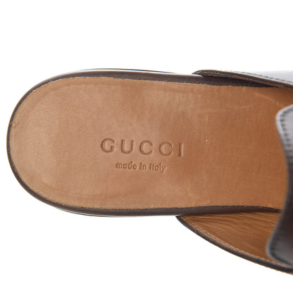 Gucci Calfskin Womens Princetown Slippers 36 Fondente Brown 7 of 9