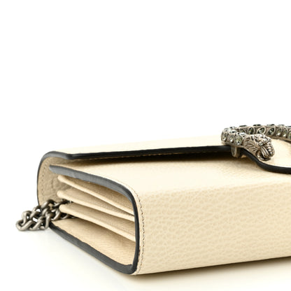 Gucci Dollar Calfskin Mini Dionysus Chain Wallet Mystic White 9 of 11