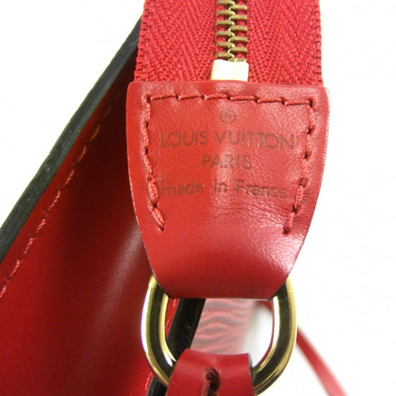 Epi Pochette Accessories Bag Rouge
