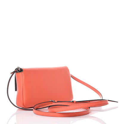 Fendi Shiny Nappa Micro Baguette Papavero 3 of 7