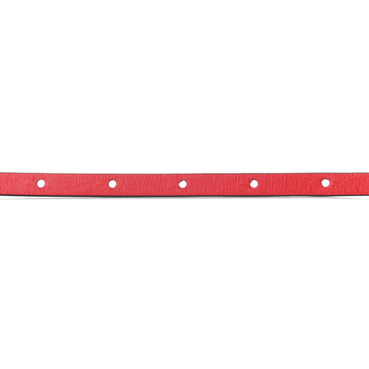 Valentino Garavani Glossy Calfskin VLogo Reversible 10mm Belt 80 32 Black Red 4 of 6