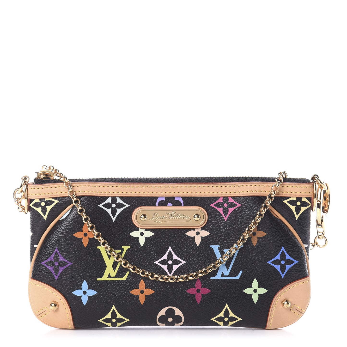 Monogram Multicolor Pochette Milla MM Black