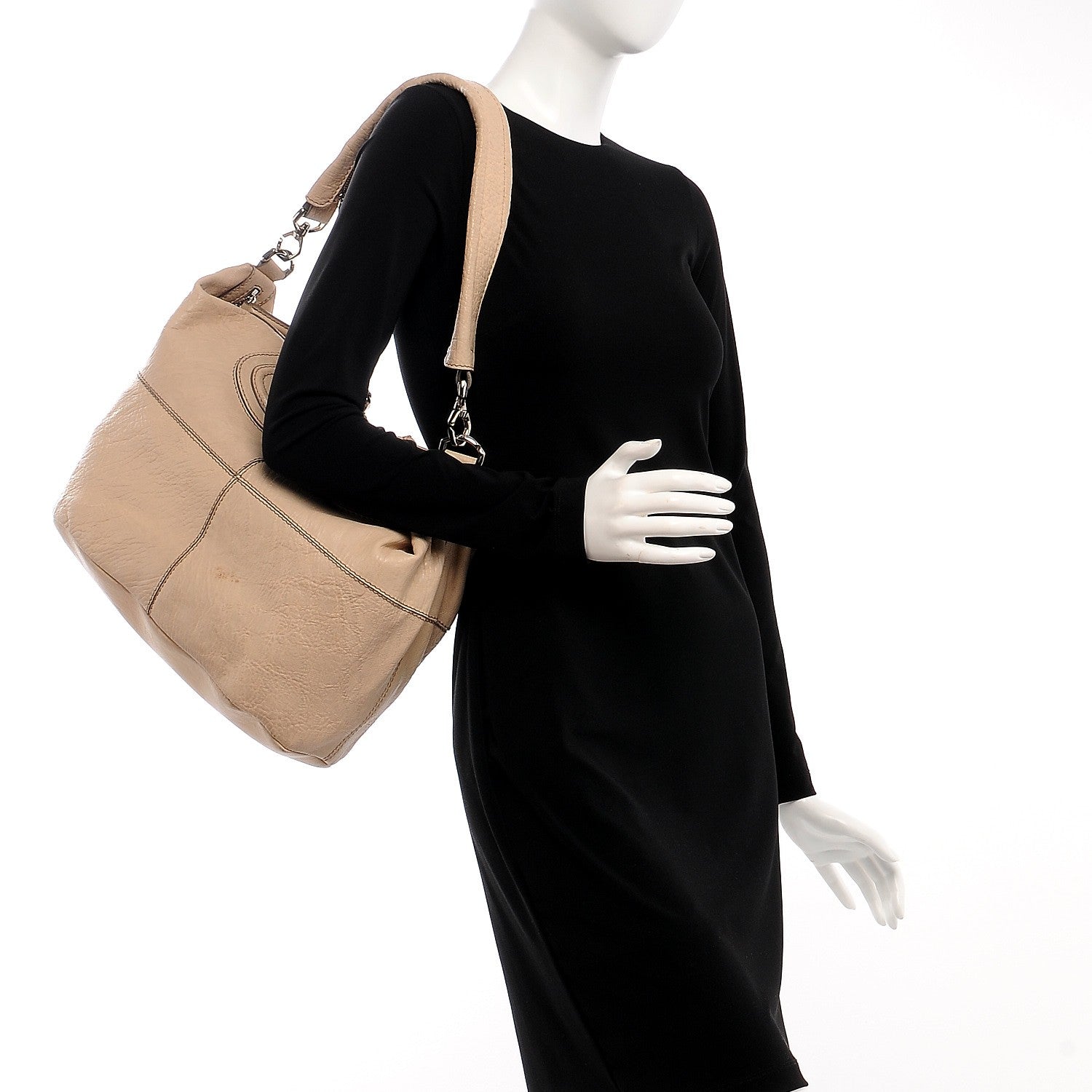 Givenchy Wrinkled Lambskin Medium Chain Wrap Nightingale Beige 2 of 12