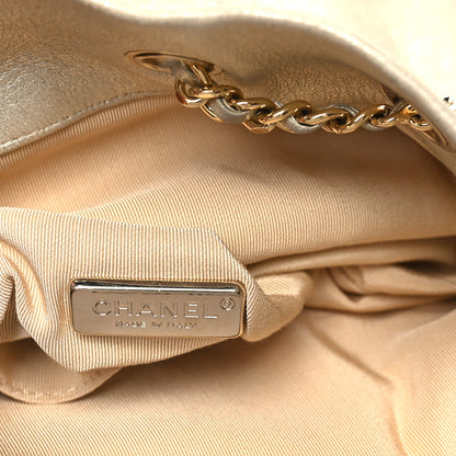 Chanel Metallic Lambskin Quilted Small In Seoul Backpack Light Gold 6 of 11