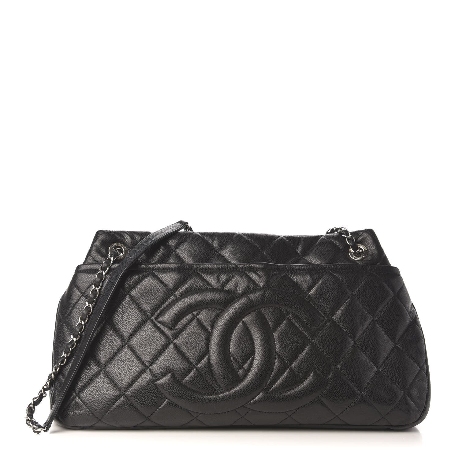 Chanel Caviar Quilted Timeless CC Soft Tote Black 1 of 9