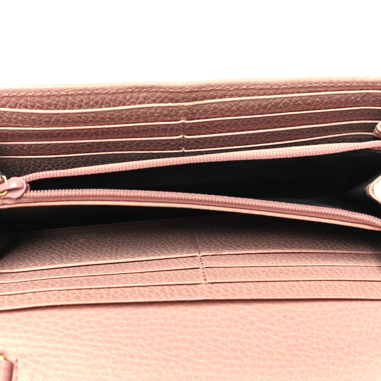 Gucci Dollar Calfskin Petite GG Marmont Wallet Chain Perfect Pink 5 of 17