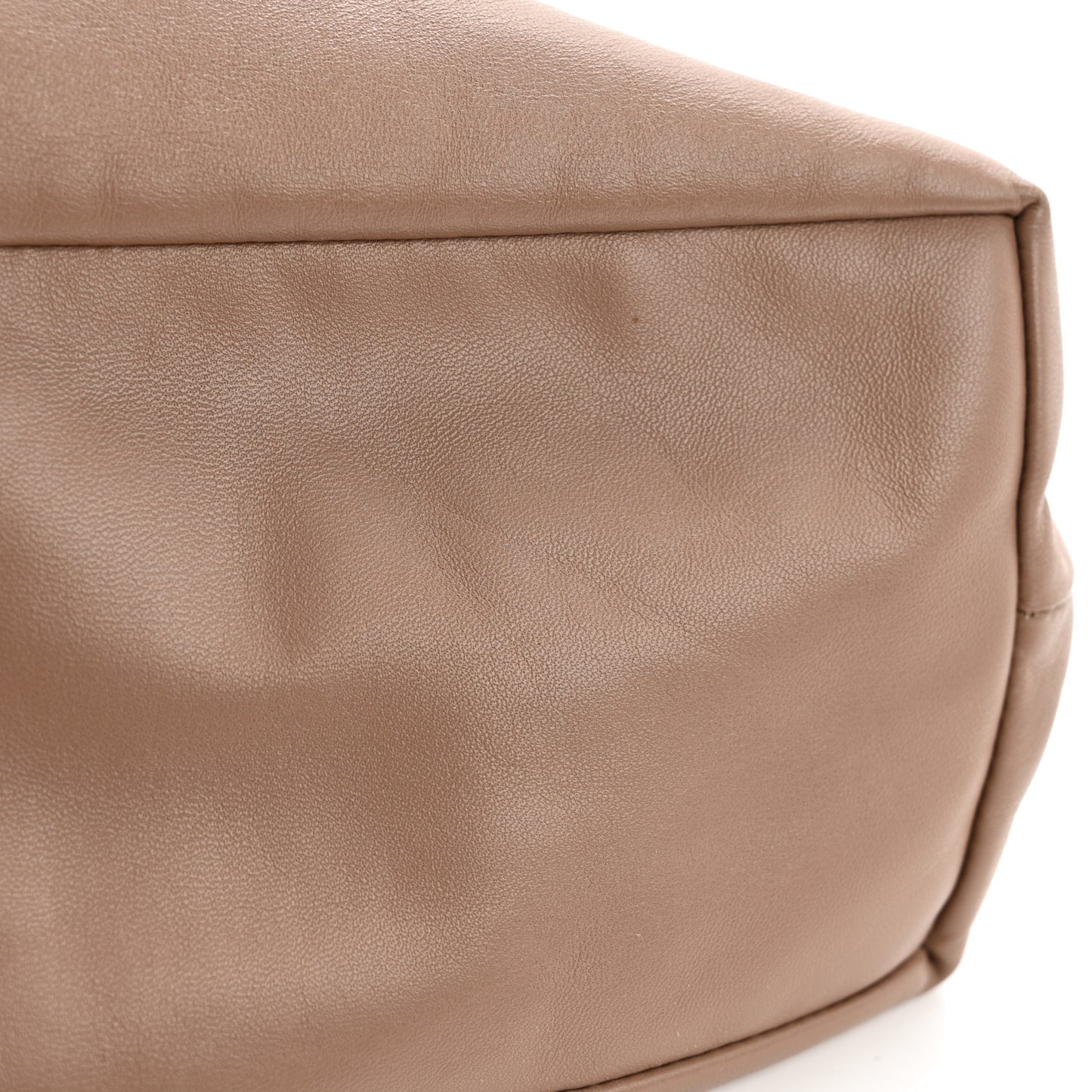 Lambskin Cloud Clutch Biscotto