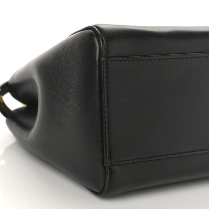 Fendi Nappa Stacked Bar Mini Peekaboo Iconic Satchel Black 7 of 9