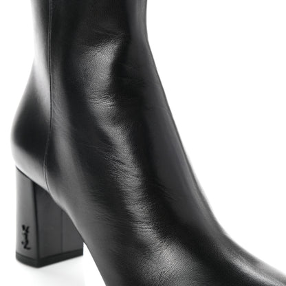Saint Laurent Nappa Loulou Ankle Zip Boot 36.5 Black 12 of 16