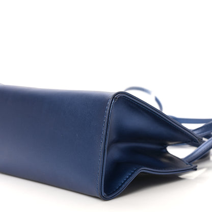 Telfar Metallic Vegan Leather Small Shopping Bag Cobalt 9 of 9