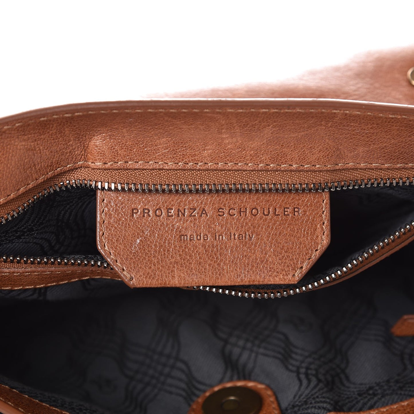 Lambskin Medium PS1 Satchel Saddle