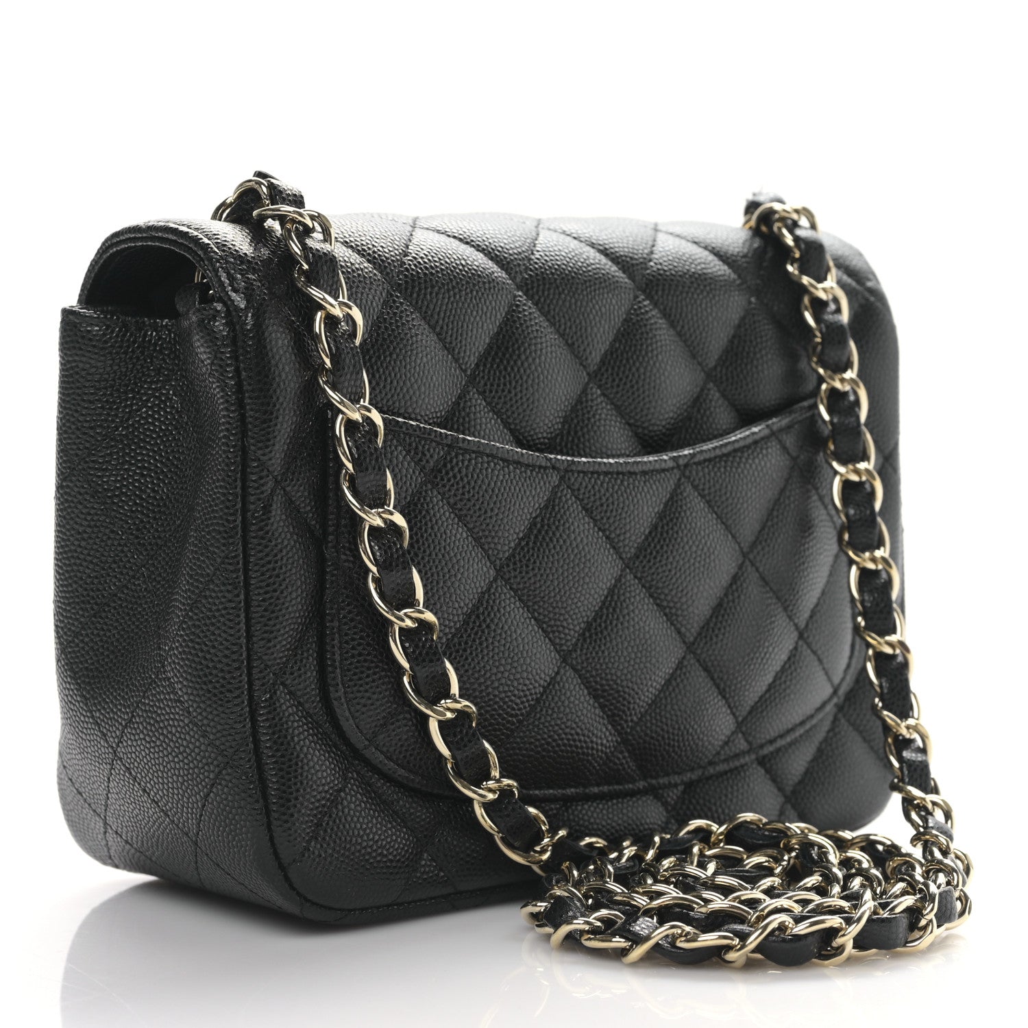 Chanel Caviar Quilted Mini Square Flap Black 3 of 9