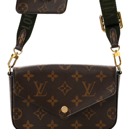 Louis Vuitton Monogram Felicie Strap & Go Kaki 7 of 10
