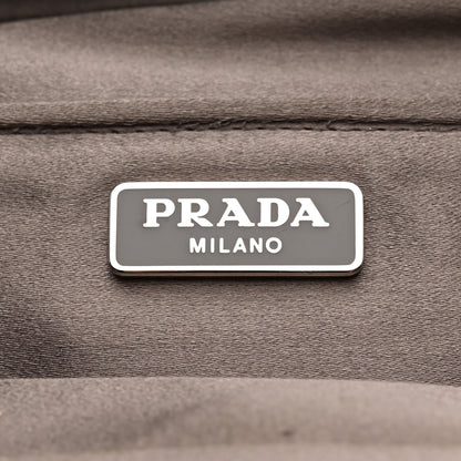 Prada Satin Crystal Clutch Fumo 7 of 9