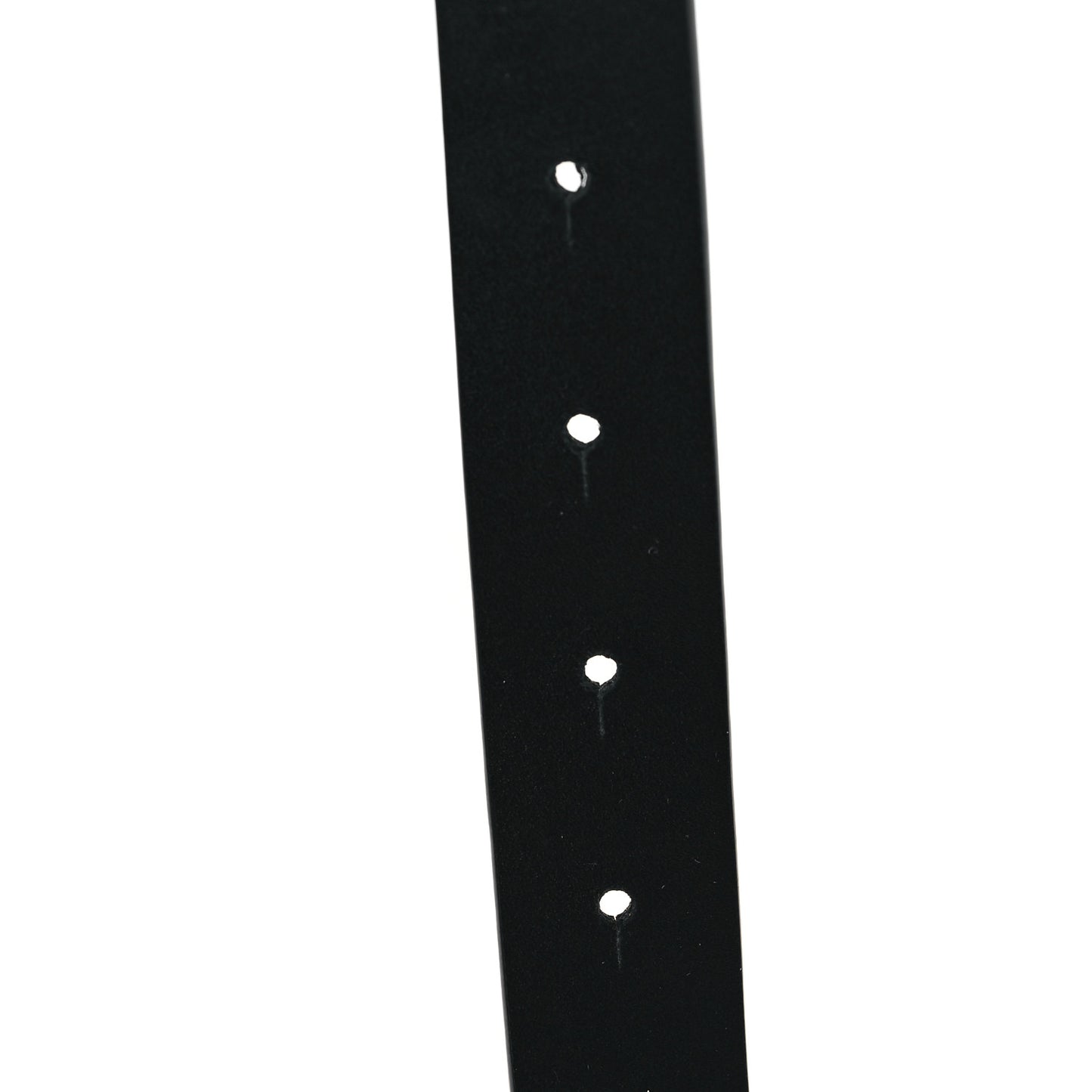 Printed Lambskin Polka Dot Pearl CC Belt 70 28 Black White