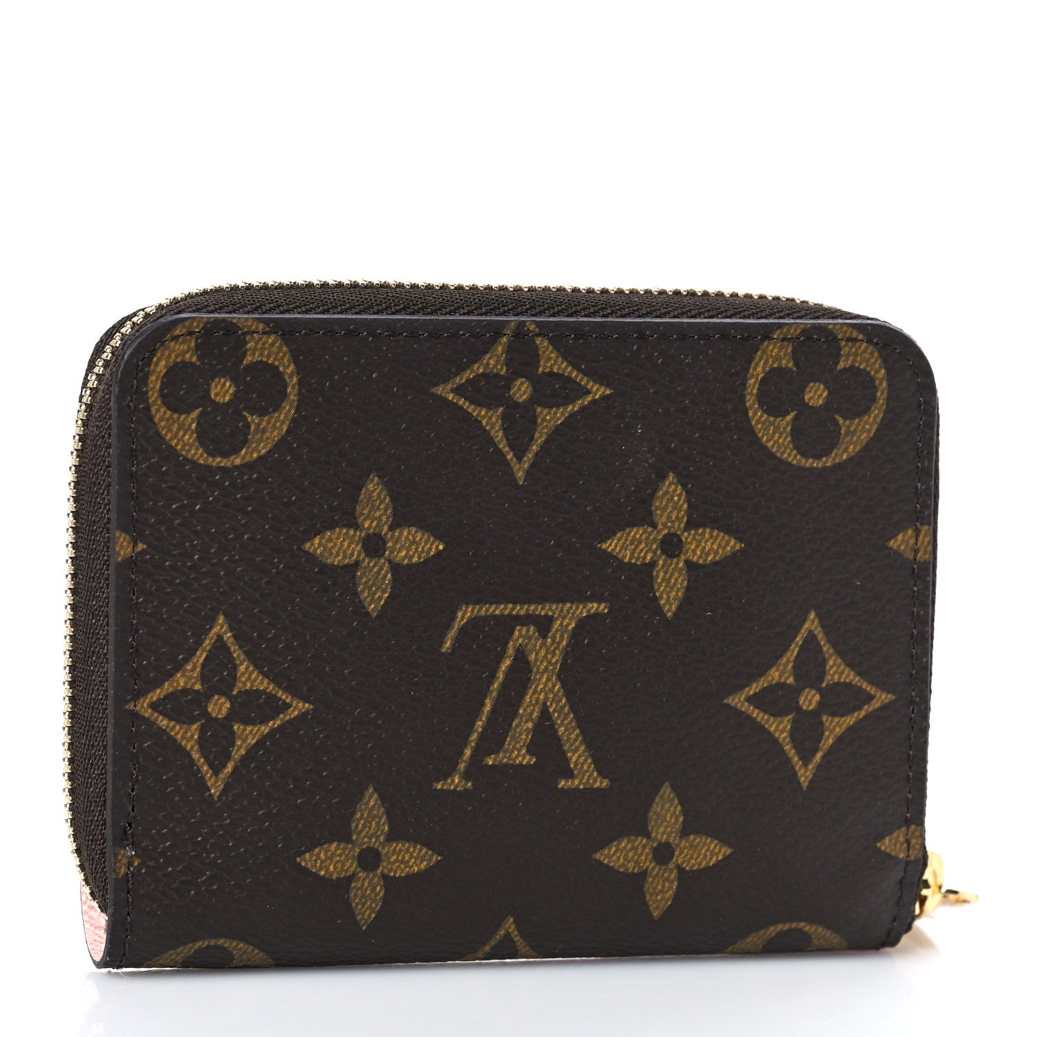 Louis Vuitton Monogram 2020 Christmas Animation Big Wheel Zippy Coin Purse Rose Ballerine 3 of 8