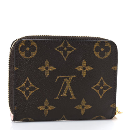 Louis Vuitton Monogram 2020 Christmas Animation Big Wheel Zippy Coin Purse Rose Ballerine 3 of 8