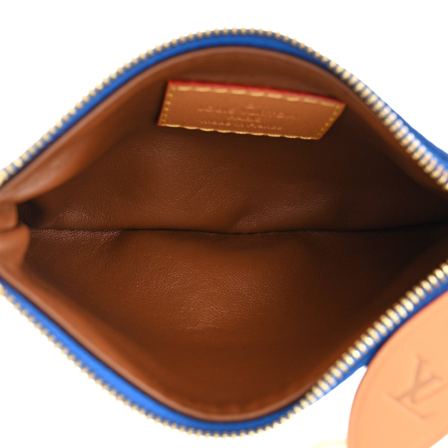 Calfskin Monogram Speedy P9 Bandouliere 25 Blue