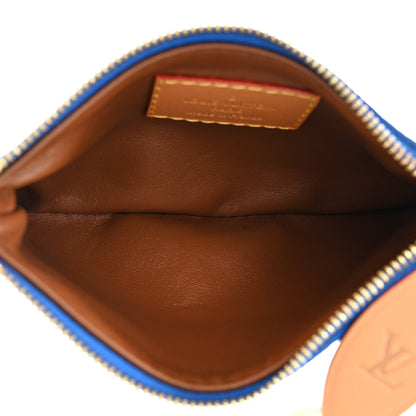 Louis Vuitton Calfskin Monogram Speedy P9 Bandouliere 25 Blue 7 of 12