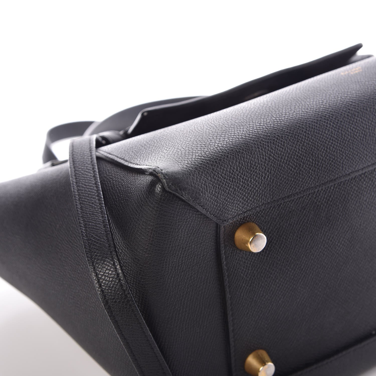 Celine Grained Calfskin Mini Belt Bag Black 8 of 11
