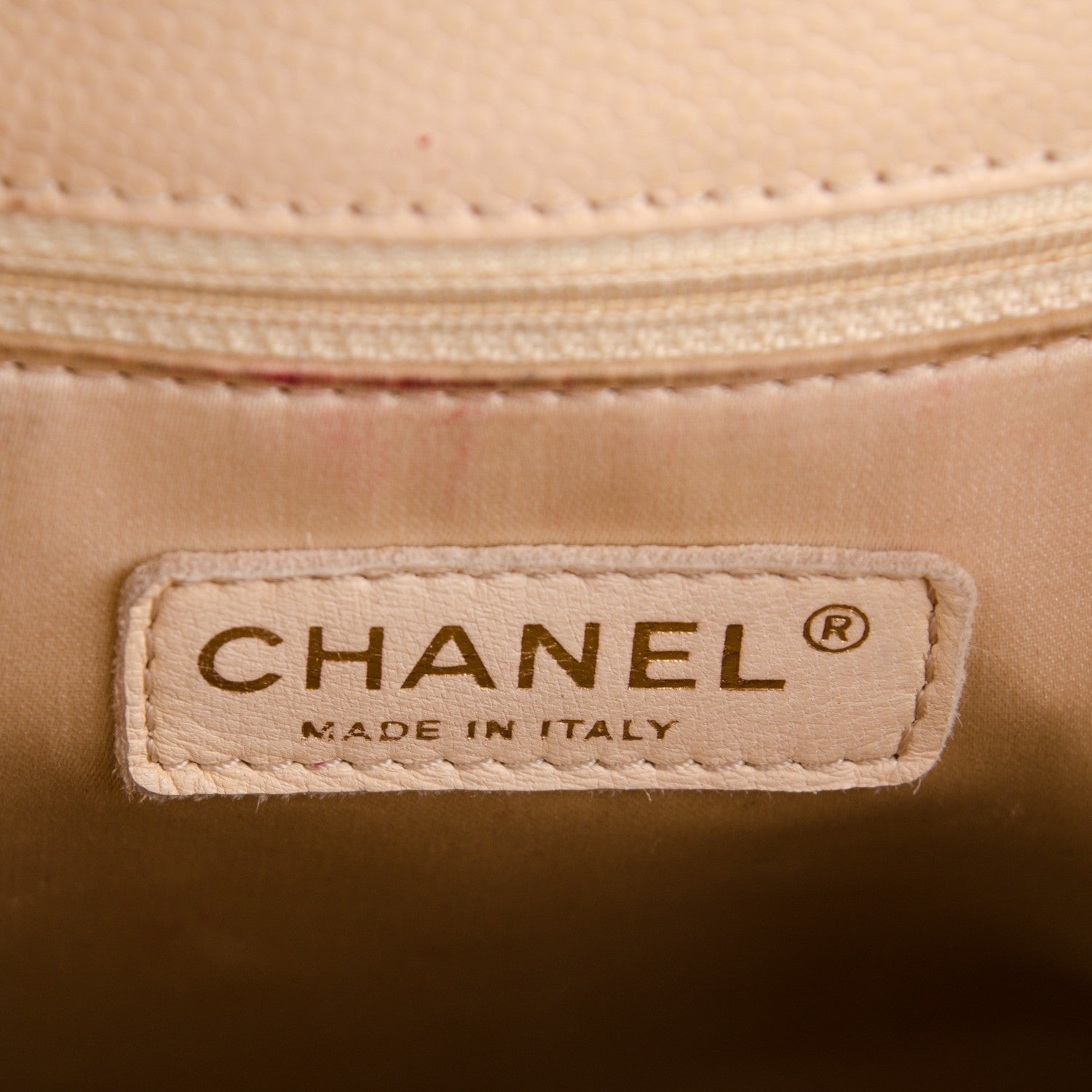 Chanel Caviar Quilted Petit Shopping Tote PST Beige Clair 6 of 9