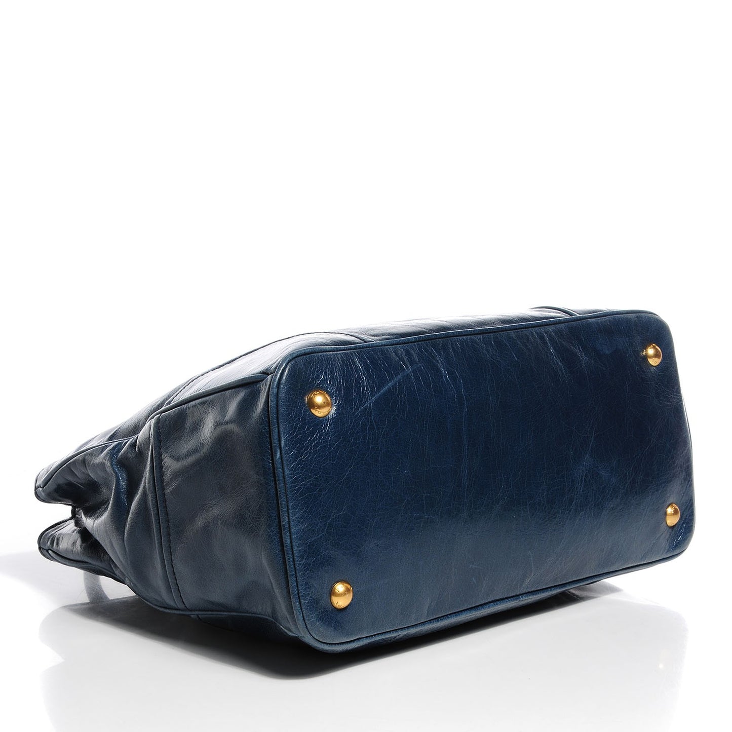 Vitello Shine Tote Denim