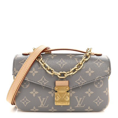 Louis Vuitton Monogram Pochette Metis East West Trianon Gray 1 of 12