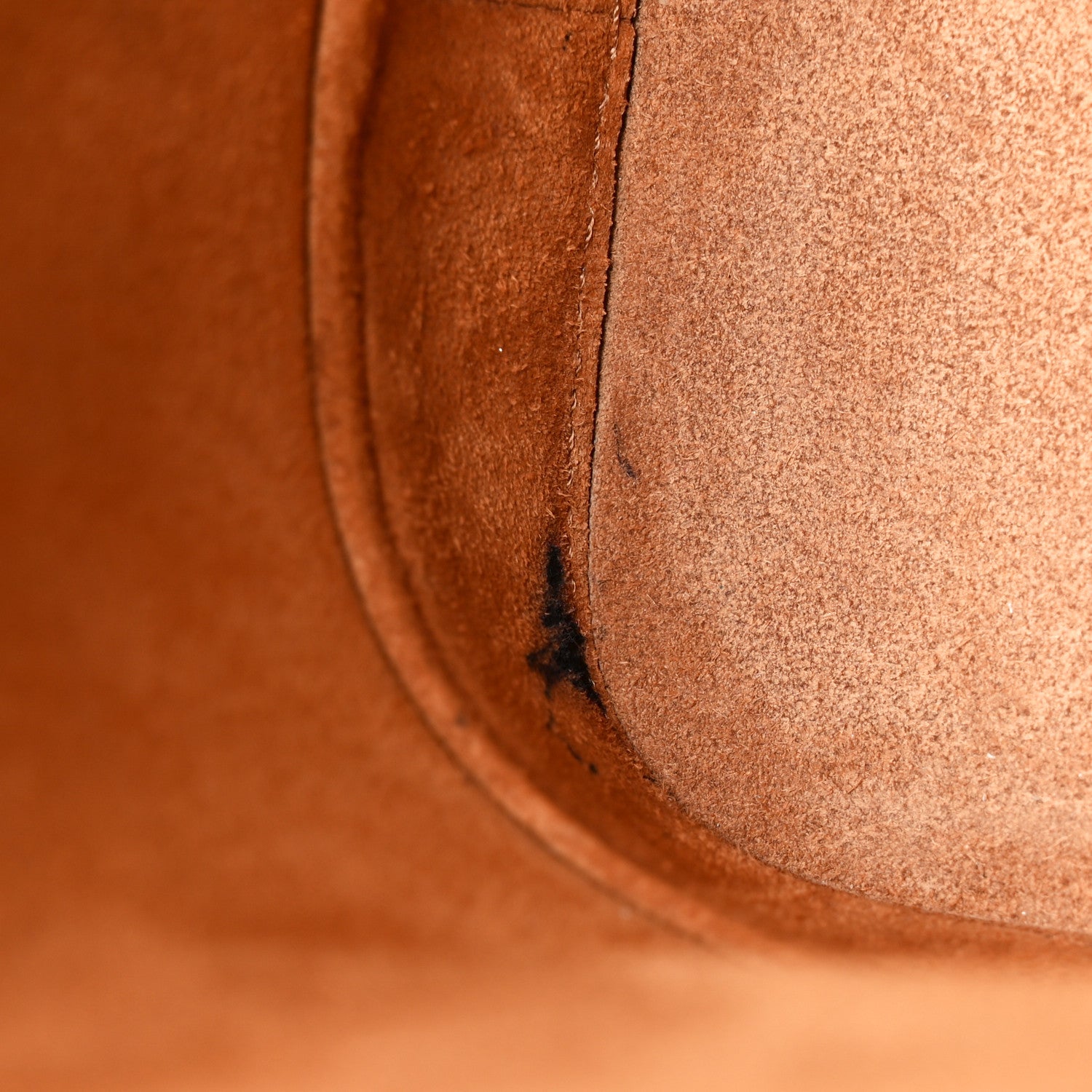 Celine Smooth Calfskin Small Cuir Triomphe Bucket Bag Tan 11 of 11