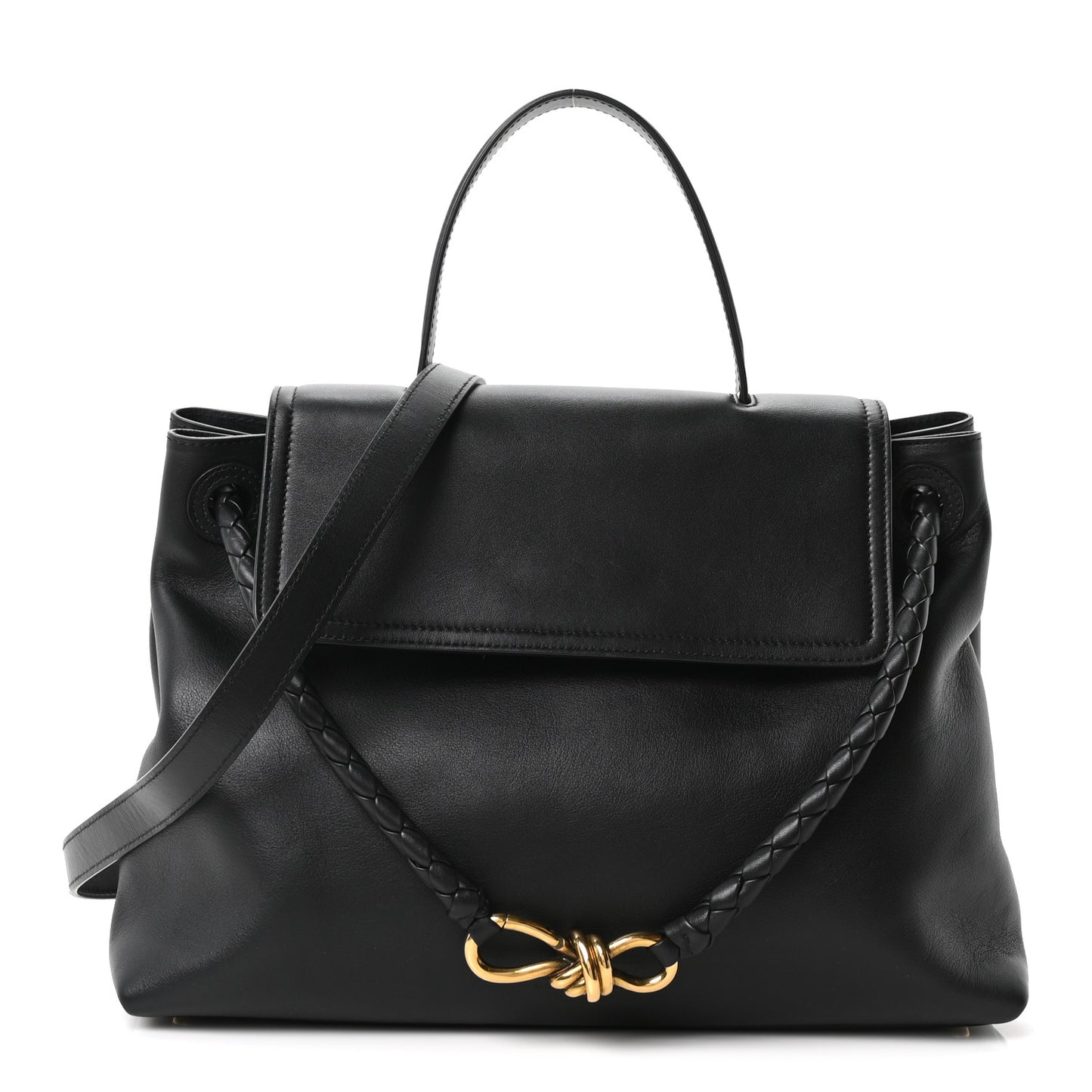 Silky Calfskin Medium Ciao Ciao Black