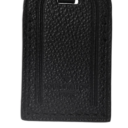 Louis Vuitton Calfskin Luggage Tag Black 3 of 3