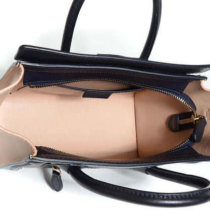 Celine Satin Calfskin Nano Tri-Color Luggage Anthracite 5 of 9