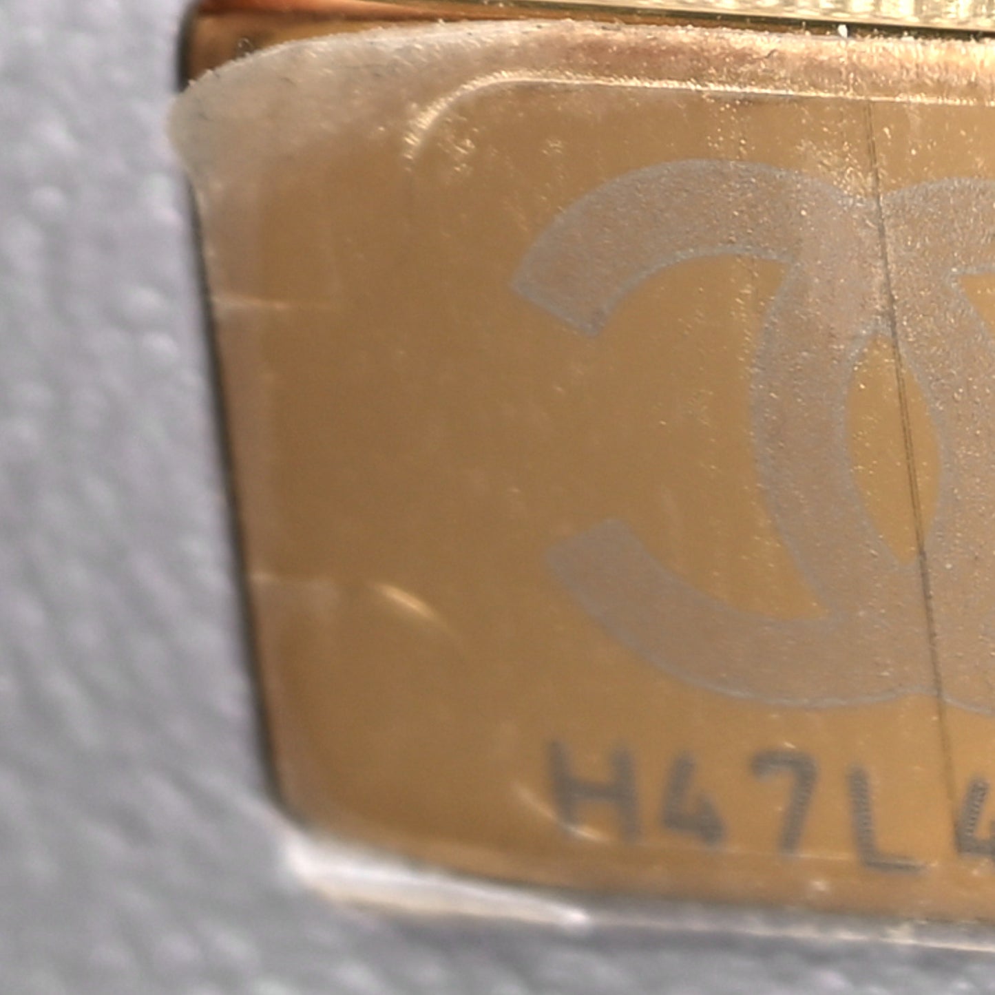 Metallic Lambskin Quilted Mini Strass On Top Flap Silvery