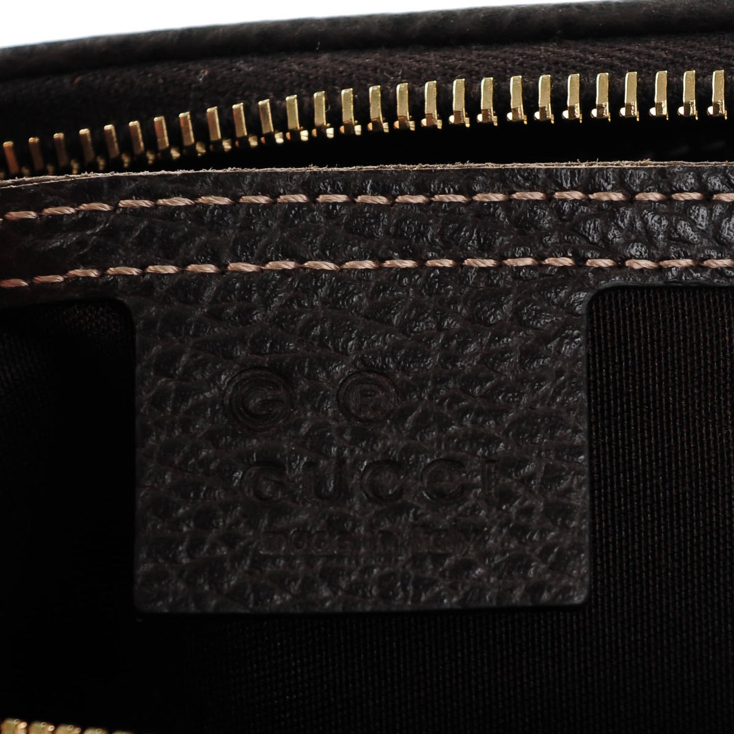 Crystal Monogram Dollar Calfskin Medium Joy Boston Beige Ebony Testa di Moro