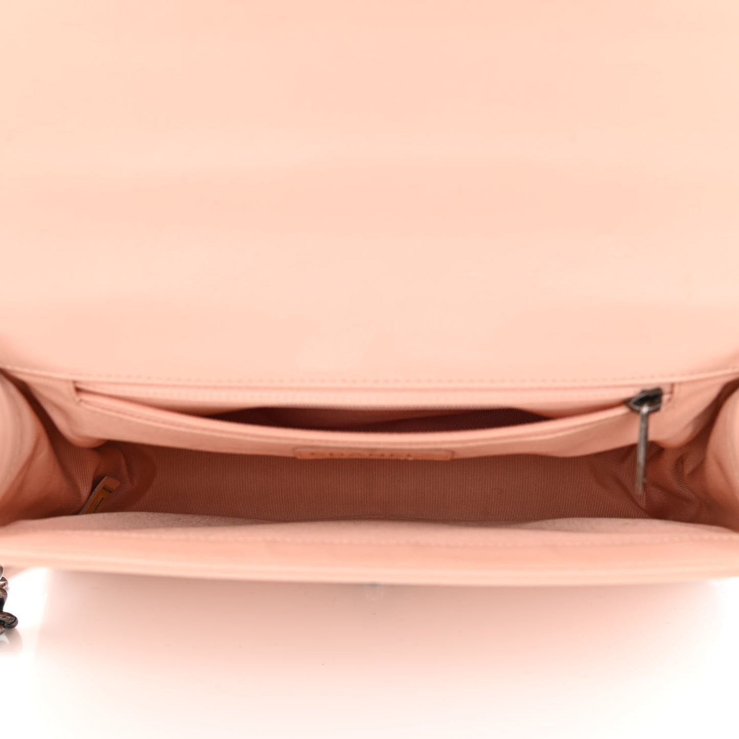 Calfskin Quilted New Medium Boy Flap Light Pink