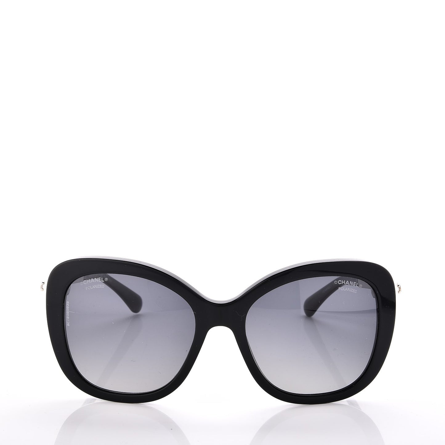 Square Winter Polarized Pearl Sunglasses 5339-H Black
