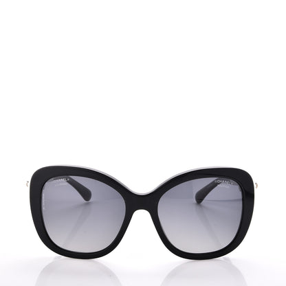 Chanel Square Winter Polarized Pearl Sunglasses 5339-H Black 2 of 8