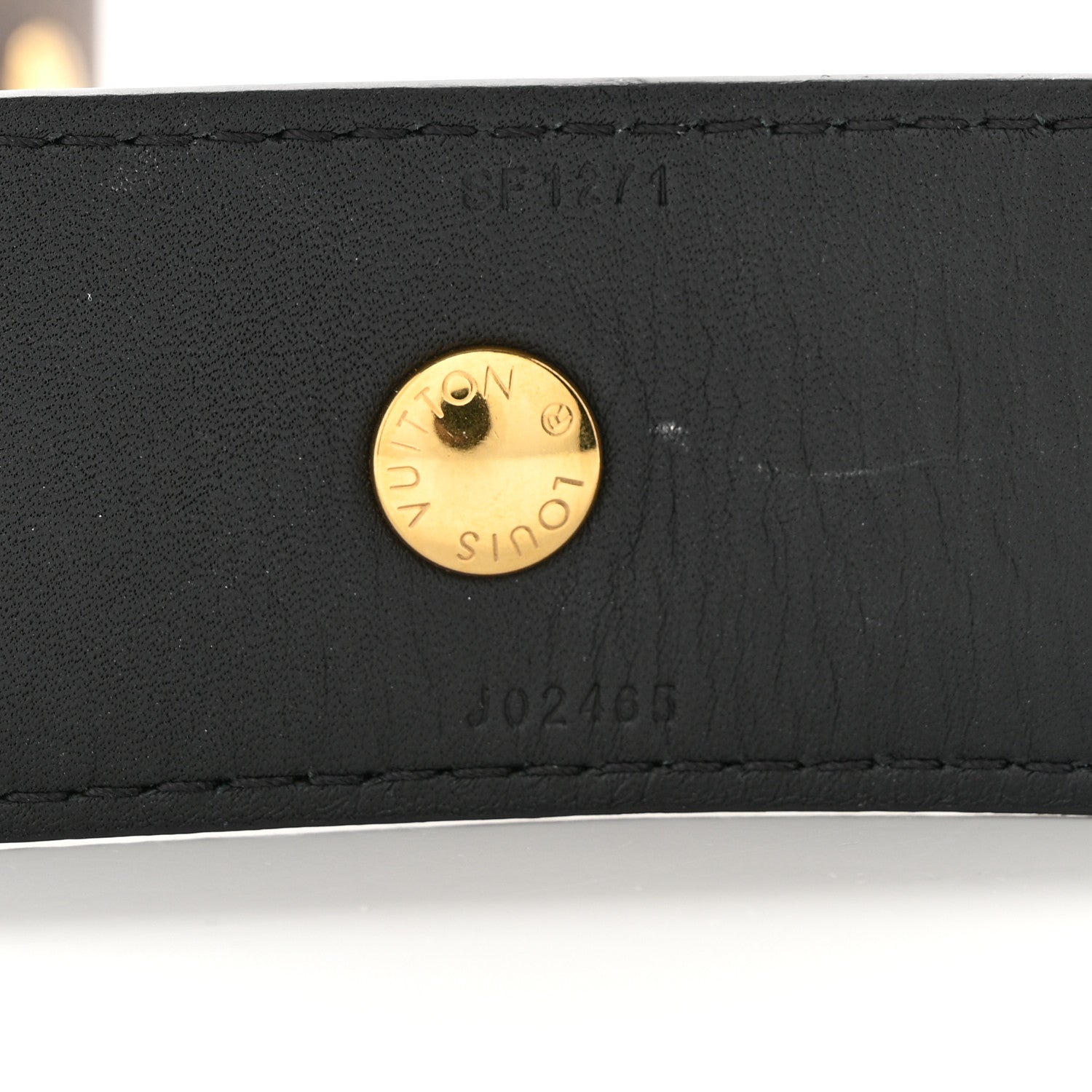Louis Vuitton Monogram Adjustable Bandouliere Shoulder Strap Black 4 of 5