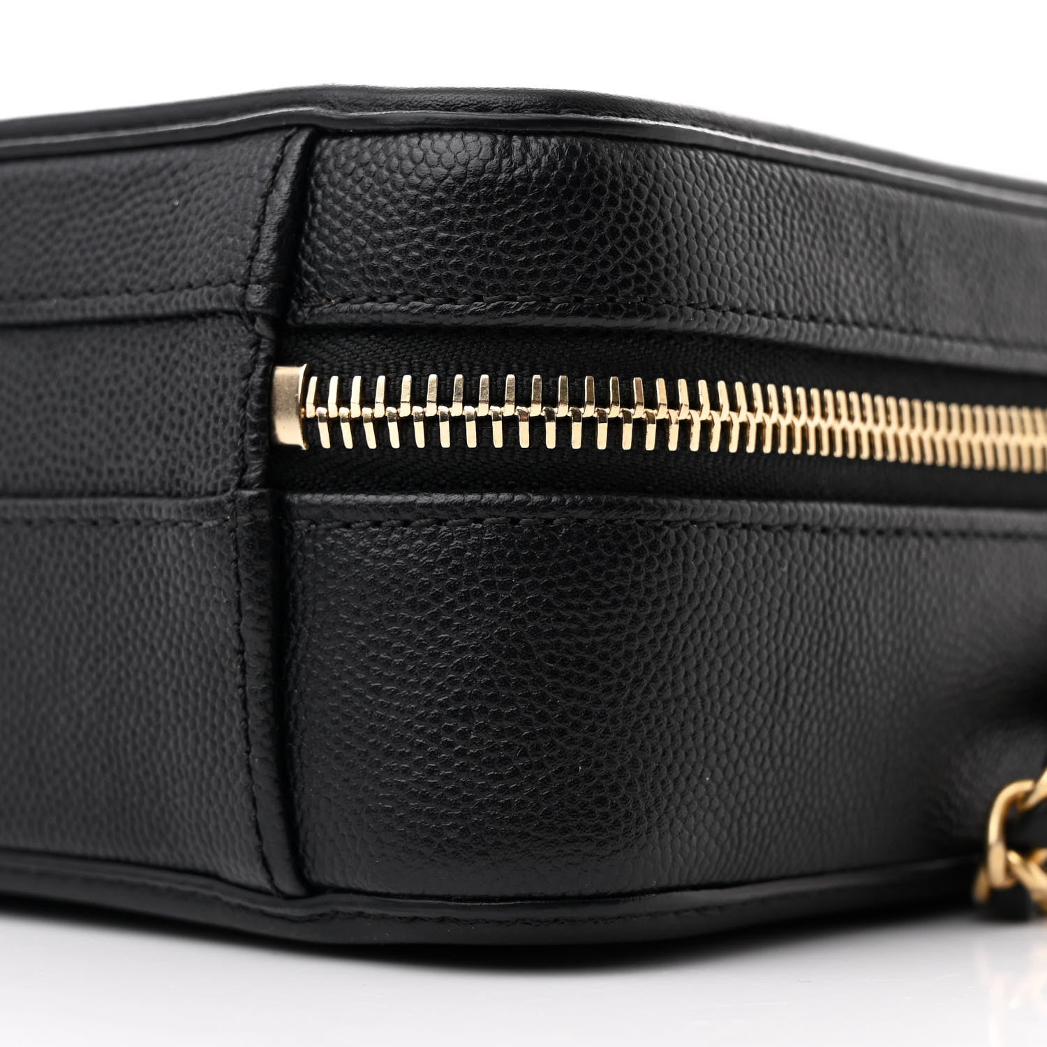 Chanel Caviar Quilted Small CC Filigree Vanity Case Black 11 of 12