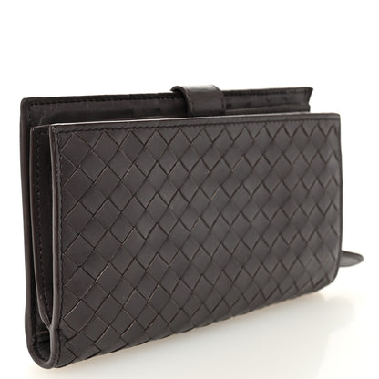 Bottega Veneta Nappa Intrecciato Continental Flap Wallet Quetsche 3 of 9