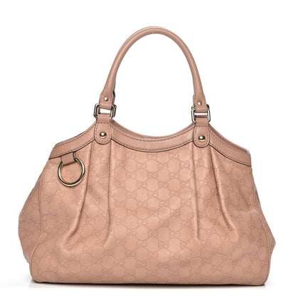 Gucci Guccissima Medium Sukey Tote Winter Rose 1 of 8