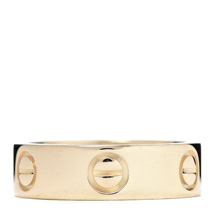 Cartier 18K Yellow Gold 5.5mm LOVE Ring 51 5.75 1 of 5