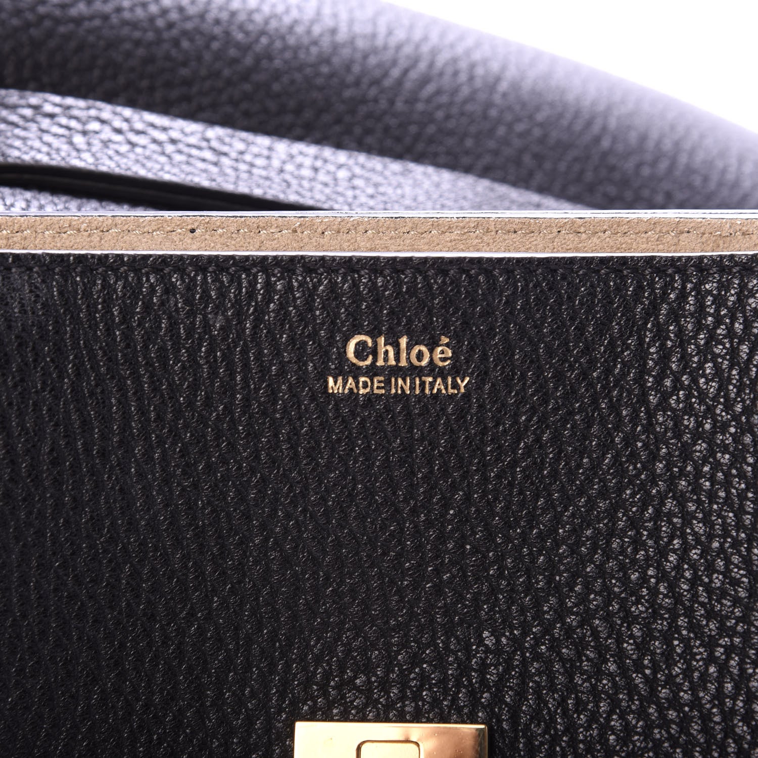 Chloe Grained Lambskin Drew Shoulder Bag Black 5 of 8