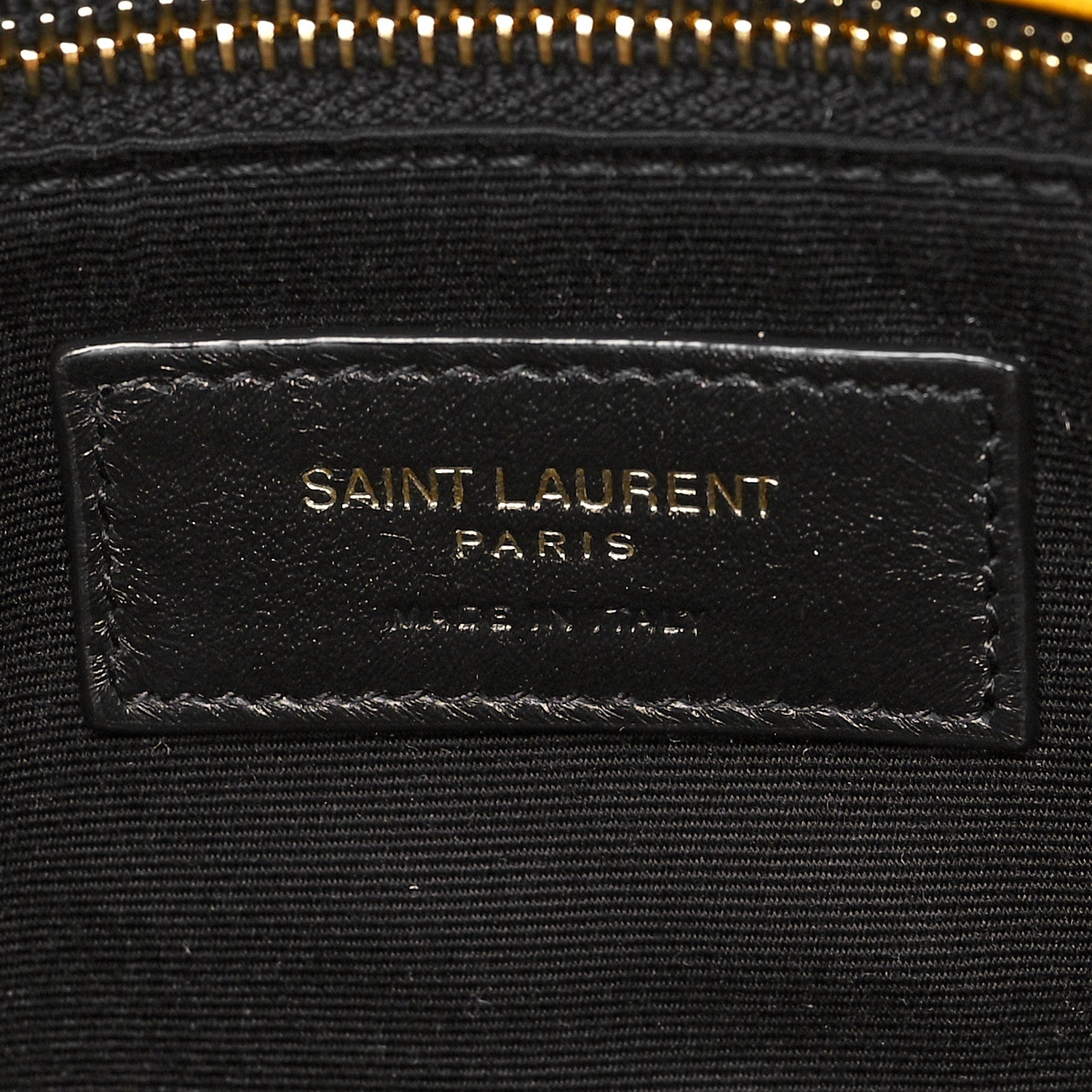 Saint Laurent Lambskin Quilted Medium Loulou Puffer Monogram Chain Satchel Saffran 7 of 9