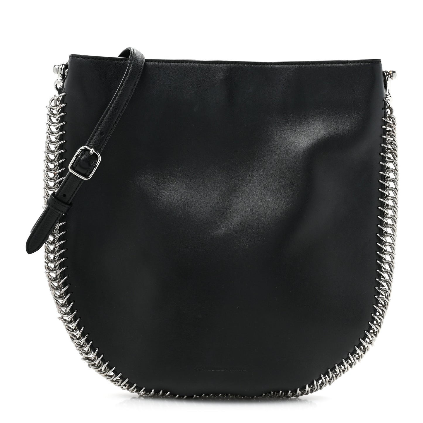 Calfskin Chain Around Roxy Hobo Black
